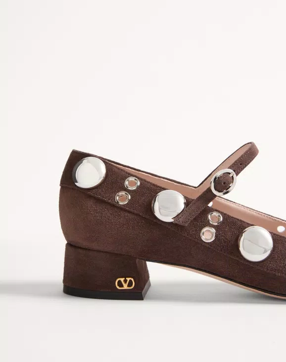 Valentino Nellcôte Mary-Jane Pumps In Crust Leather 30Mm - Image 2